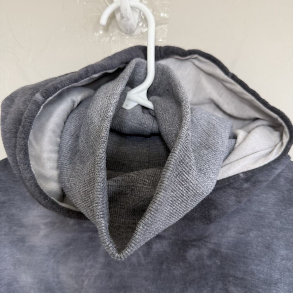 A$$holes Live Forever Gray Tie Dye Turtleneck Hoodie Unisex XL Embroidered - Picture 4 of 5